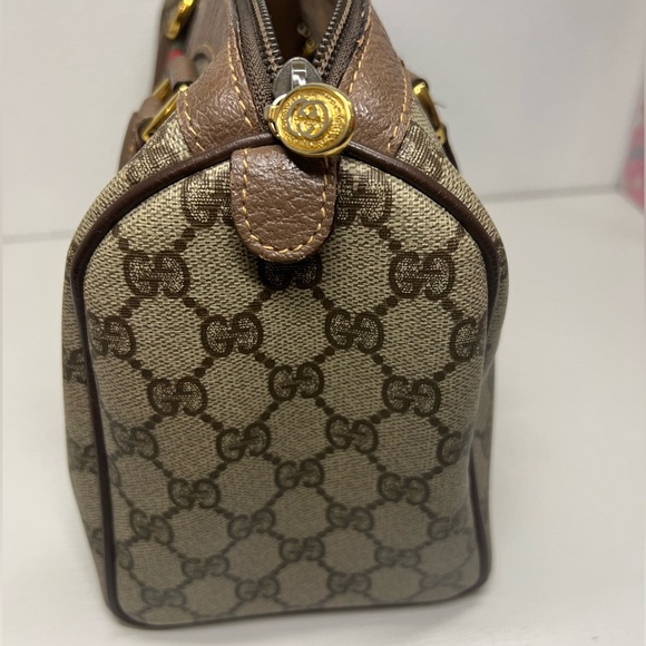 GUCCI GG Sherry Line Supreme Canvas Boston Bag - Picture 3 of 16